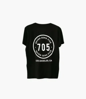 Camiseta Negra 705 Los Ángeles