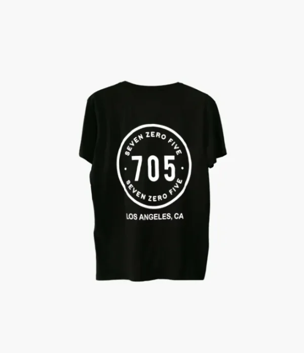 Camiseta Negra 705 Los Ángeles